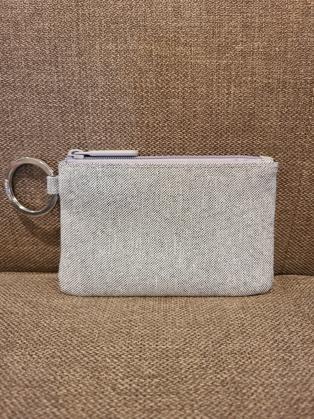 Vera Bradley Grey zip up id case